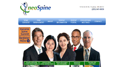 Desktop Screenshot of brainspinepro.com
